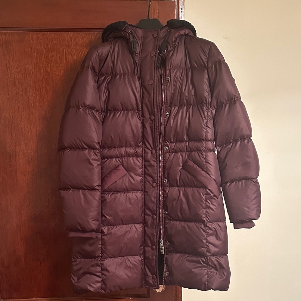 Coach Women's Puffer Jacket - Deep Burgundy